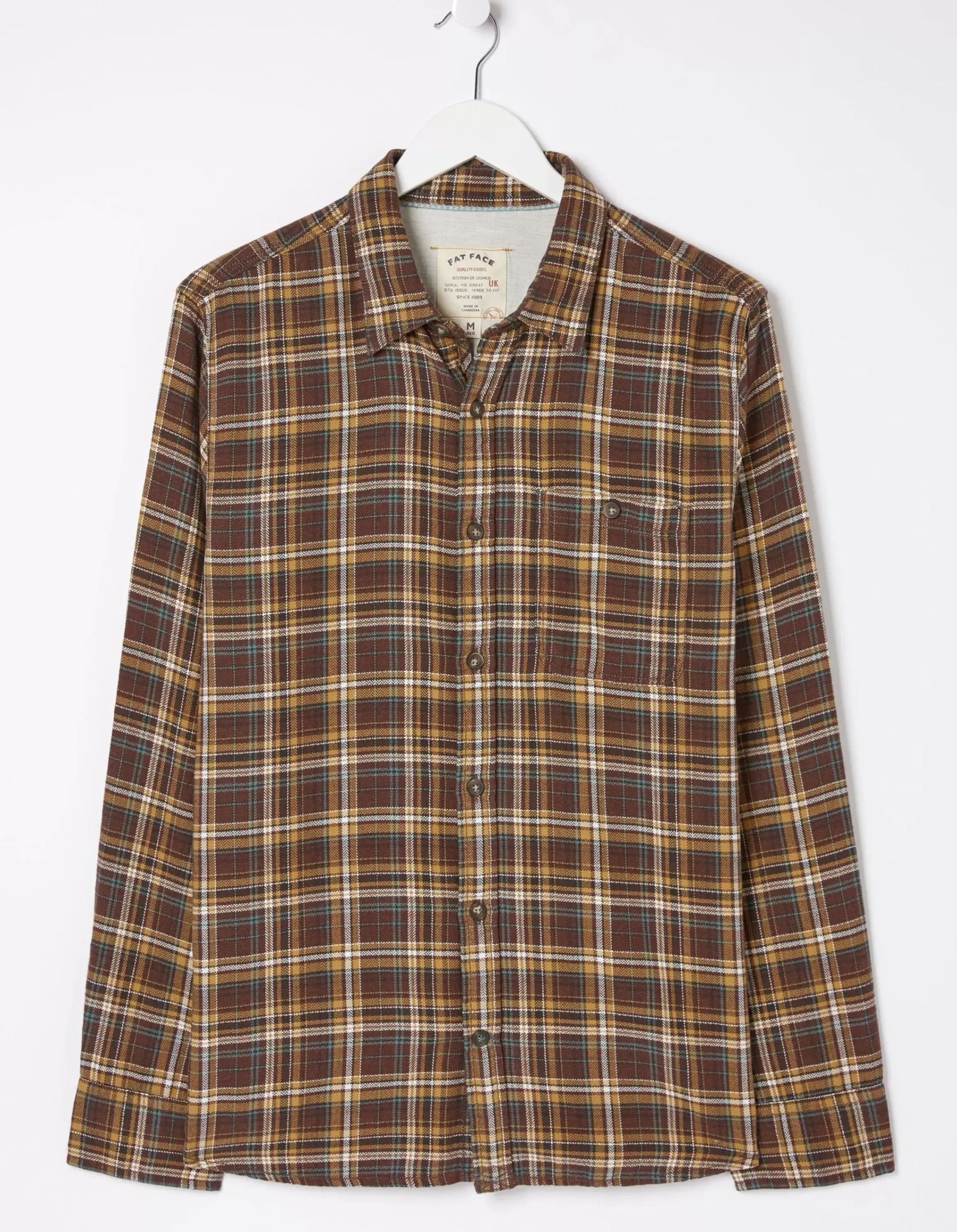 Men FatFace Shirts|Brooke Check Shirt