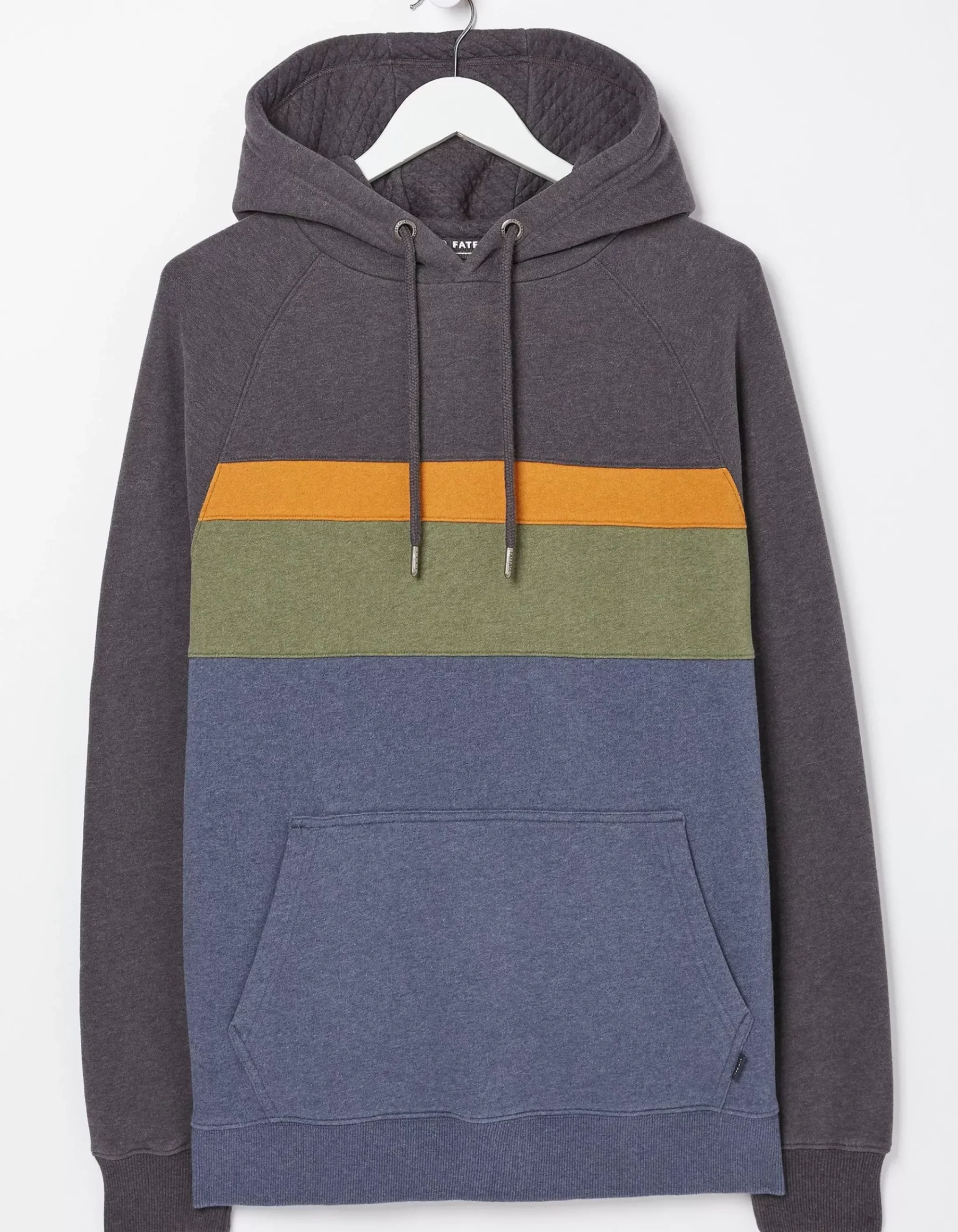Men FatFace Sweatshirts & Hoodies|Brooke Cut And Sew Hoodie