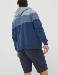 Men FatFace Sweatshirts & Hoodies|Brooke Cut And Sew Zip Through
