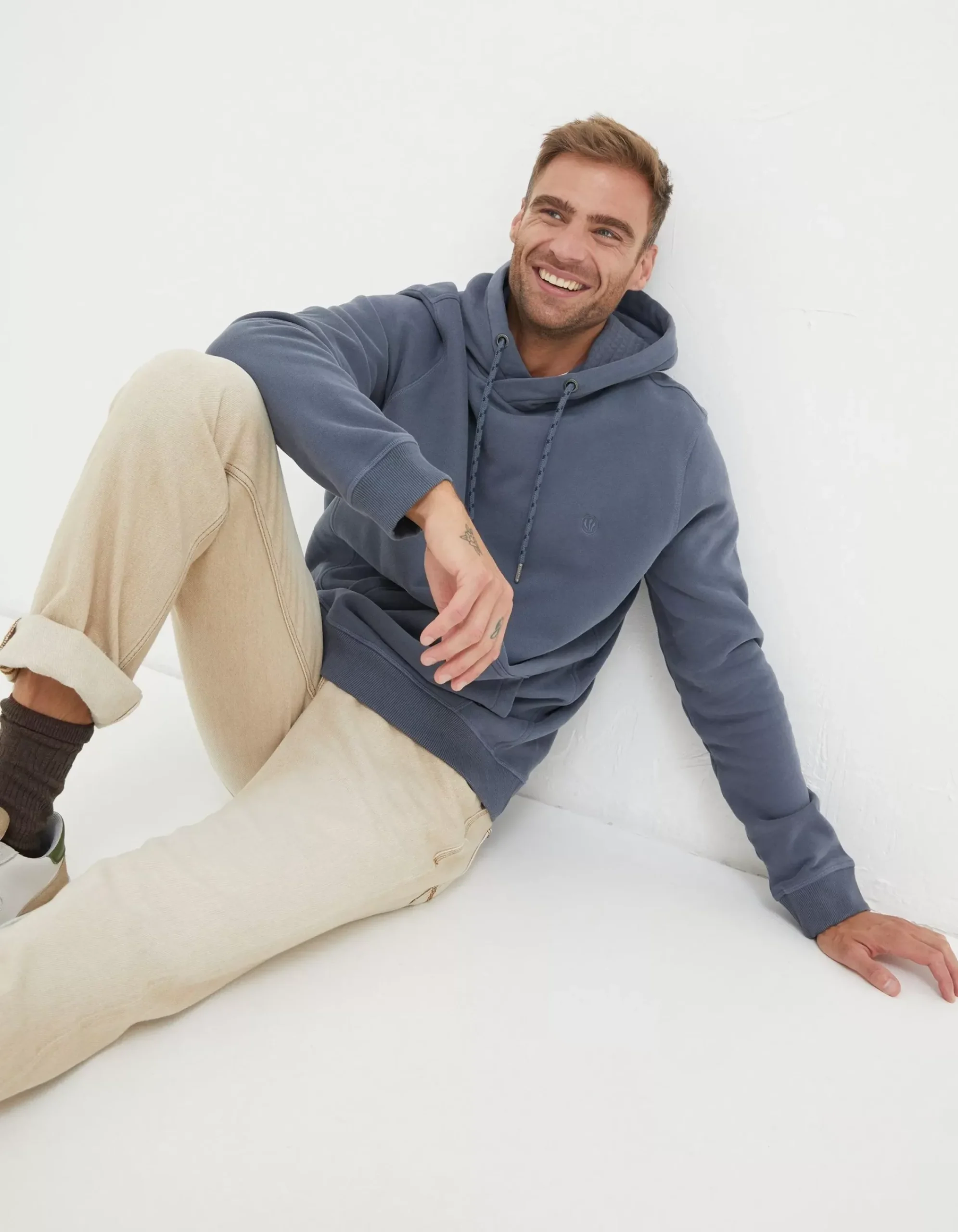 Men FatFace Sweatshirts & Hoodies|Brooke Hoodie