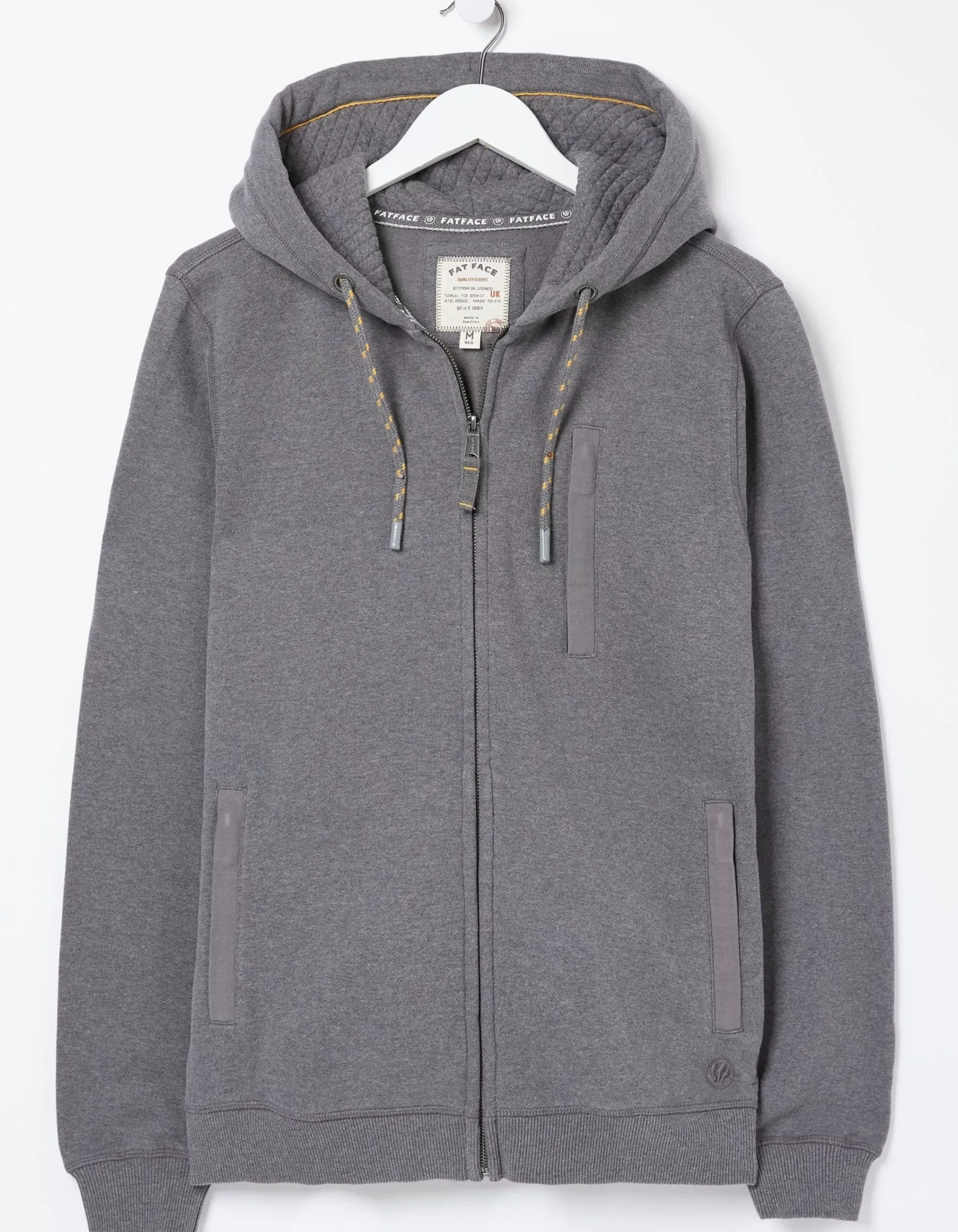 Men FatFace Sweatshirts & Hoodies|Brooke Zip Through Hoodie