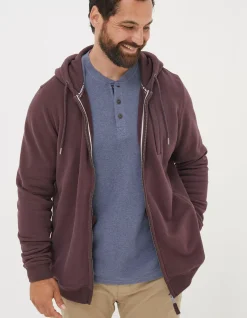 Men FatFace Sweatshirts & Hoodies|Brooke Zip Through Hoodie
