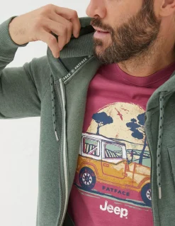 Men FatFace View All|Brooke Zip Through Hoodie