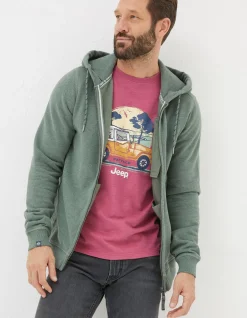 Men FatFace View All|Brooke Zip Through Hoodie