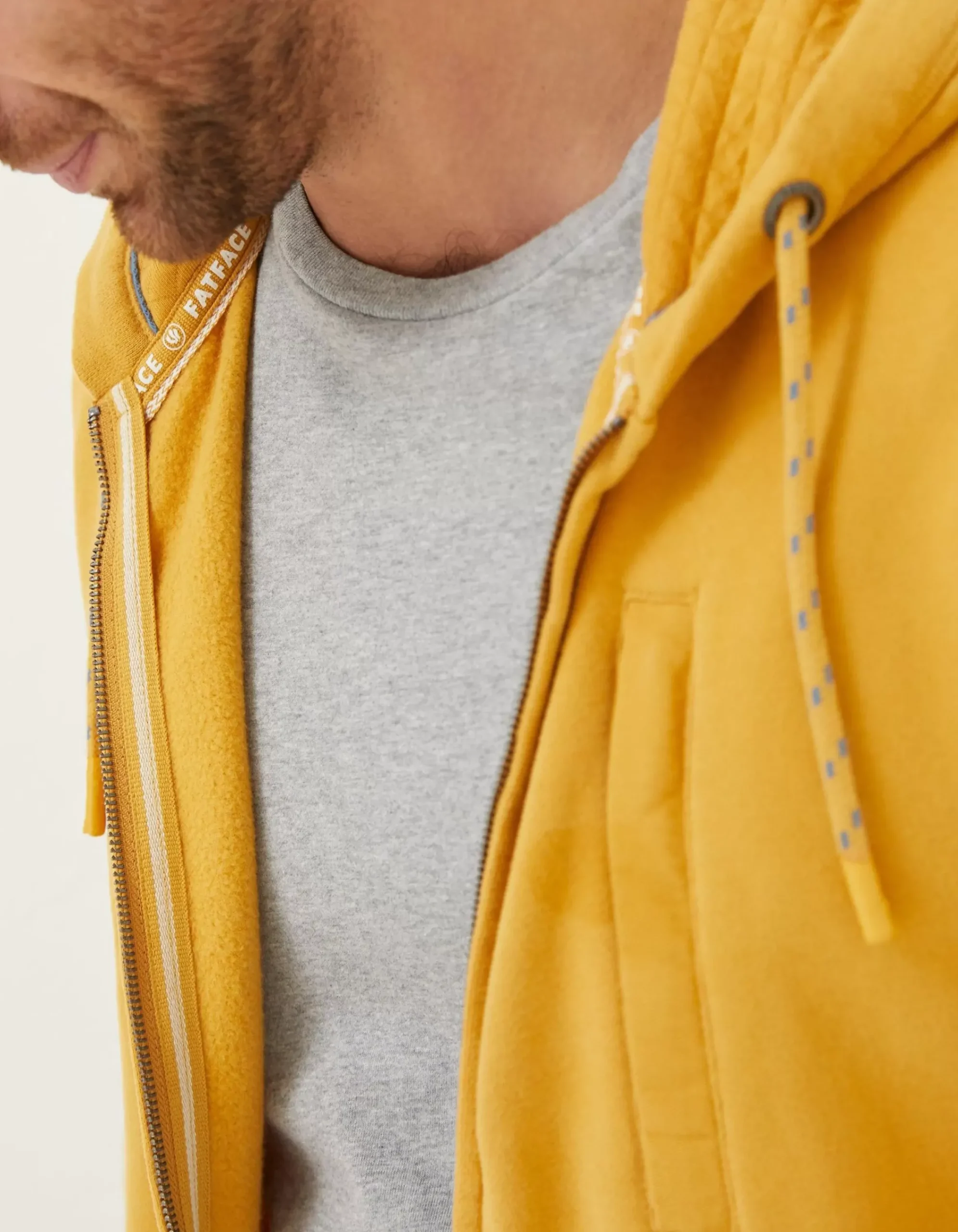 Men FatFace Sweatshirts & Hoodies|Brooke Zip Through Hoodie