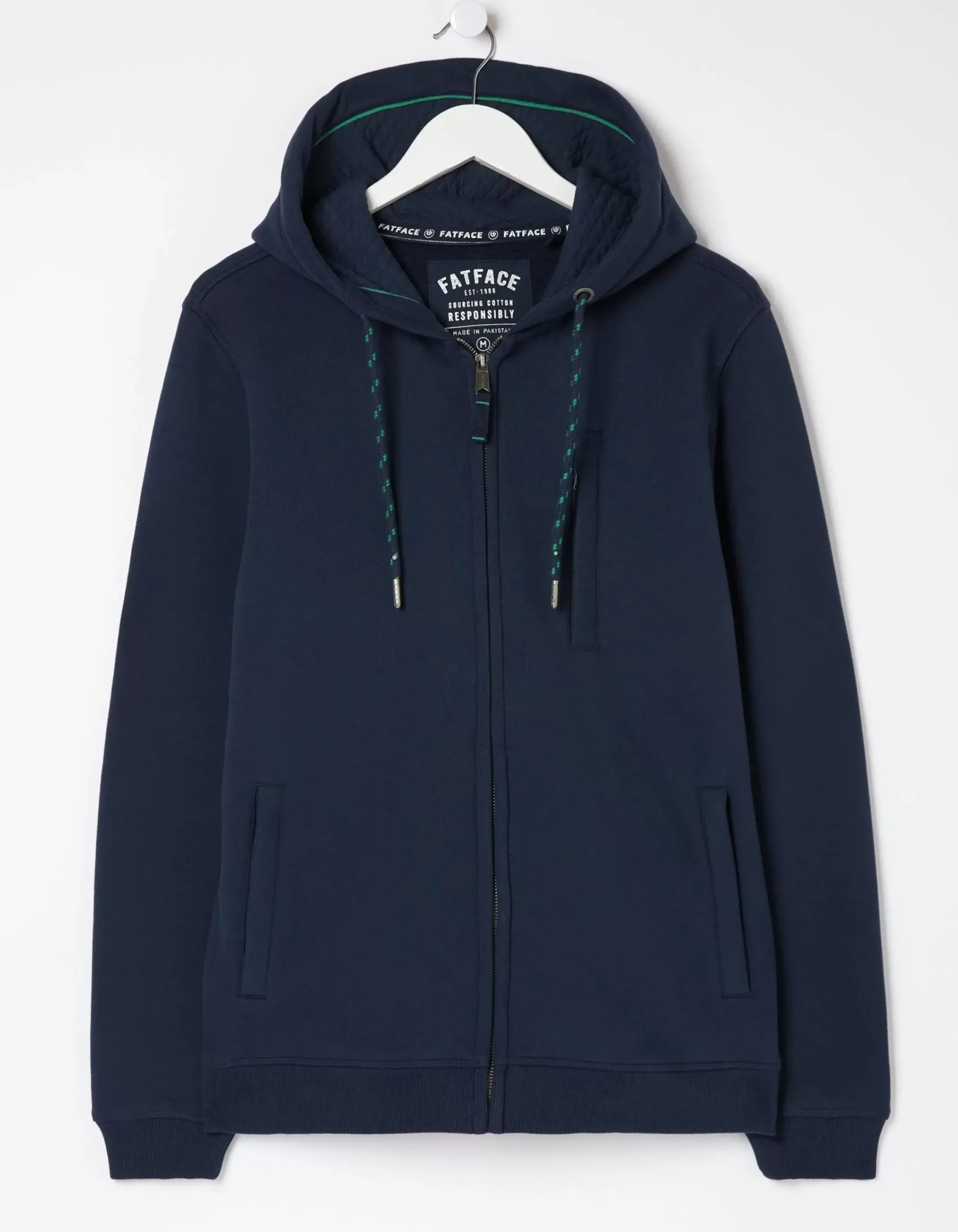 Men FatFace Nightwear & Pyjamas|Brooke Zip Through Hoodie