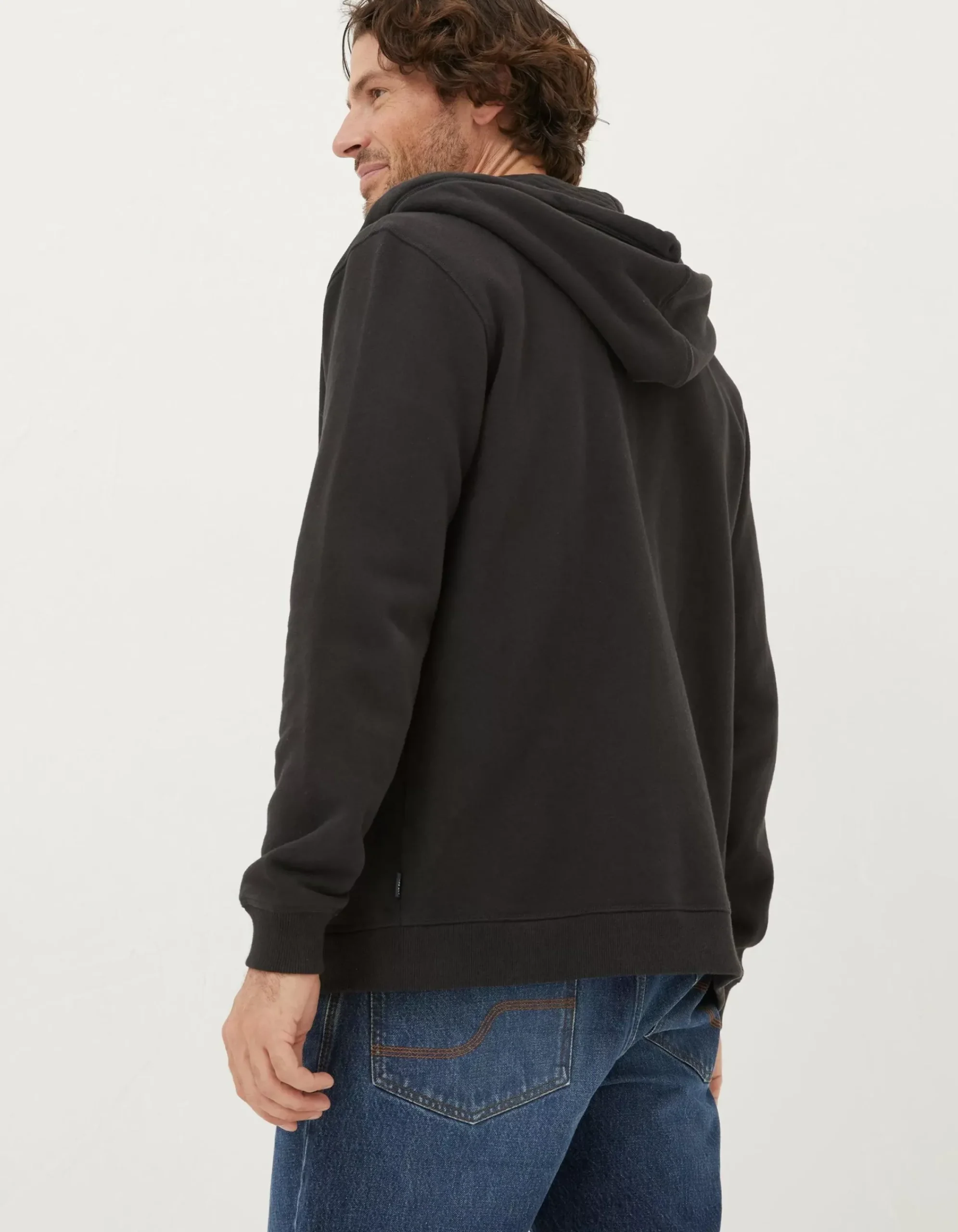 Men FatFace Sweatshirts & Hoodies|Brooke Zip Through Hoodie