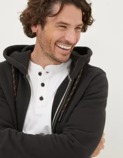 Men FatFace Sweatshirts & Hoodies|Brooke Zip Through Hoodie
