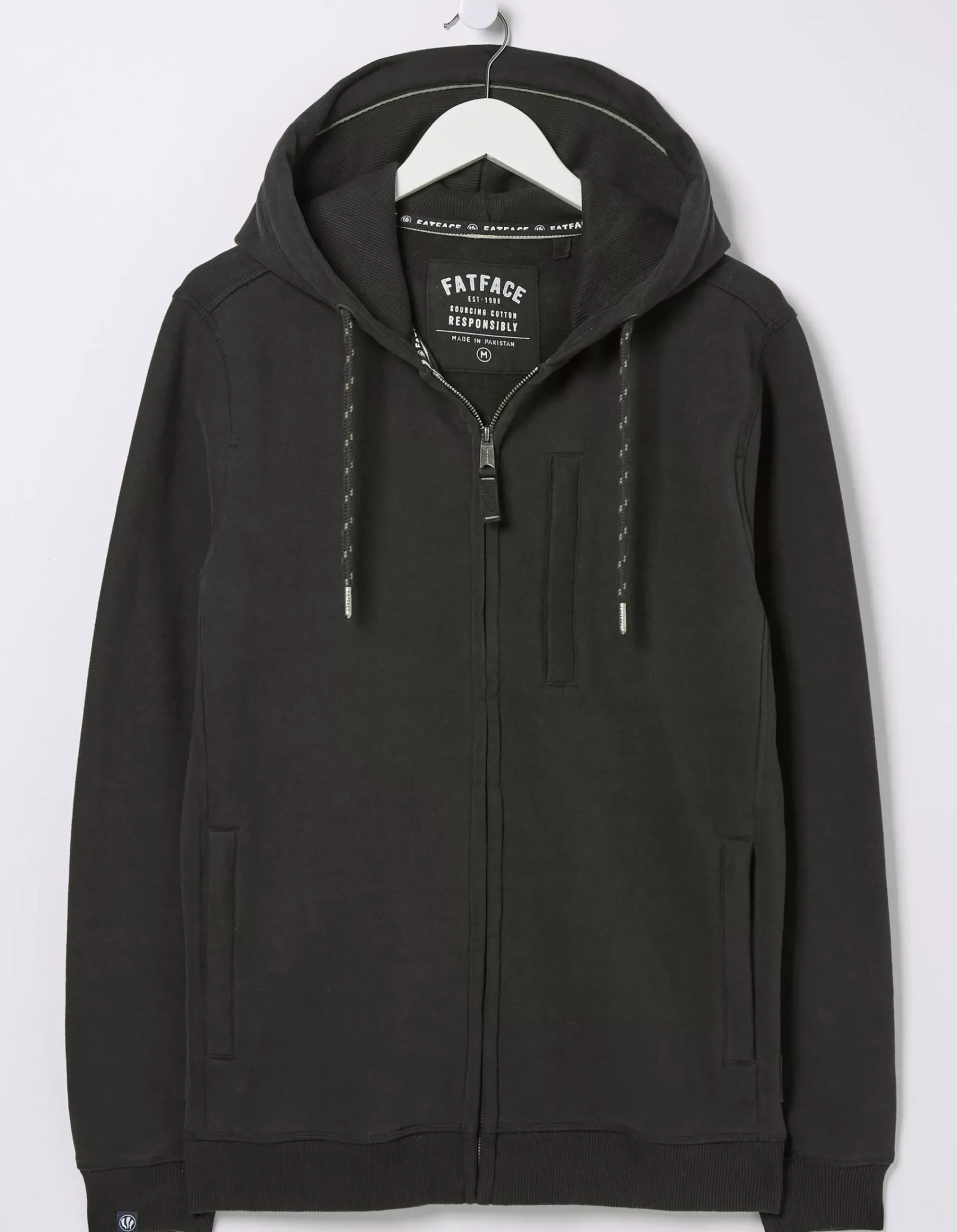 Men FatFace Sweatshirts & Hoodies|Brooke Zip Through Hoodie