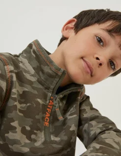 Boys FatFace View All|Bude Camo Sweatshirt