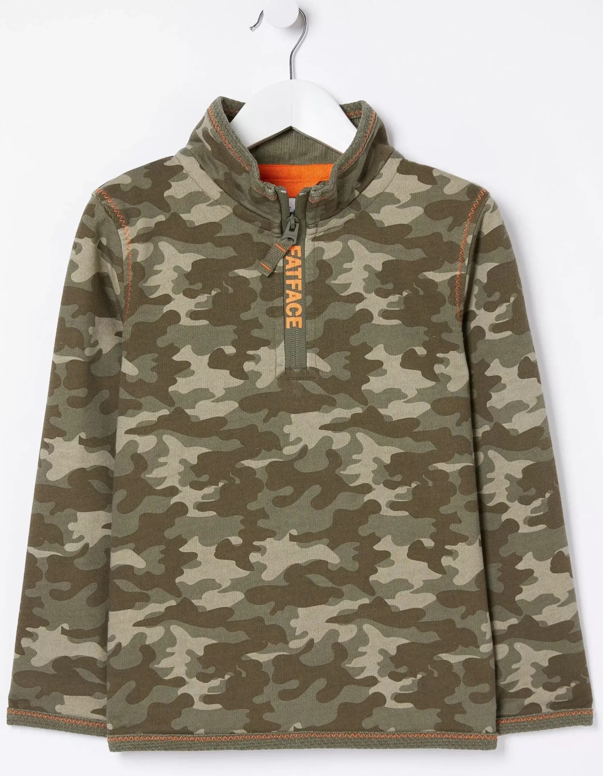 Boys FatFace View All|Bude Camo Sweatshirt