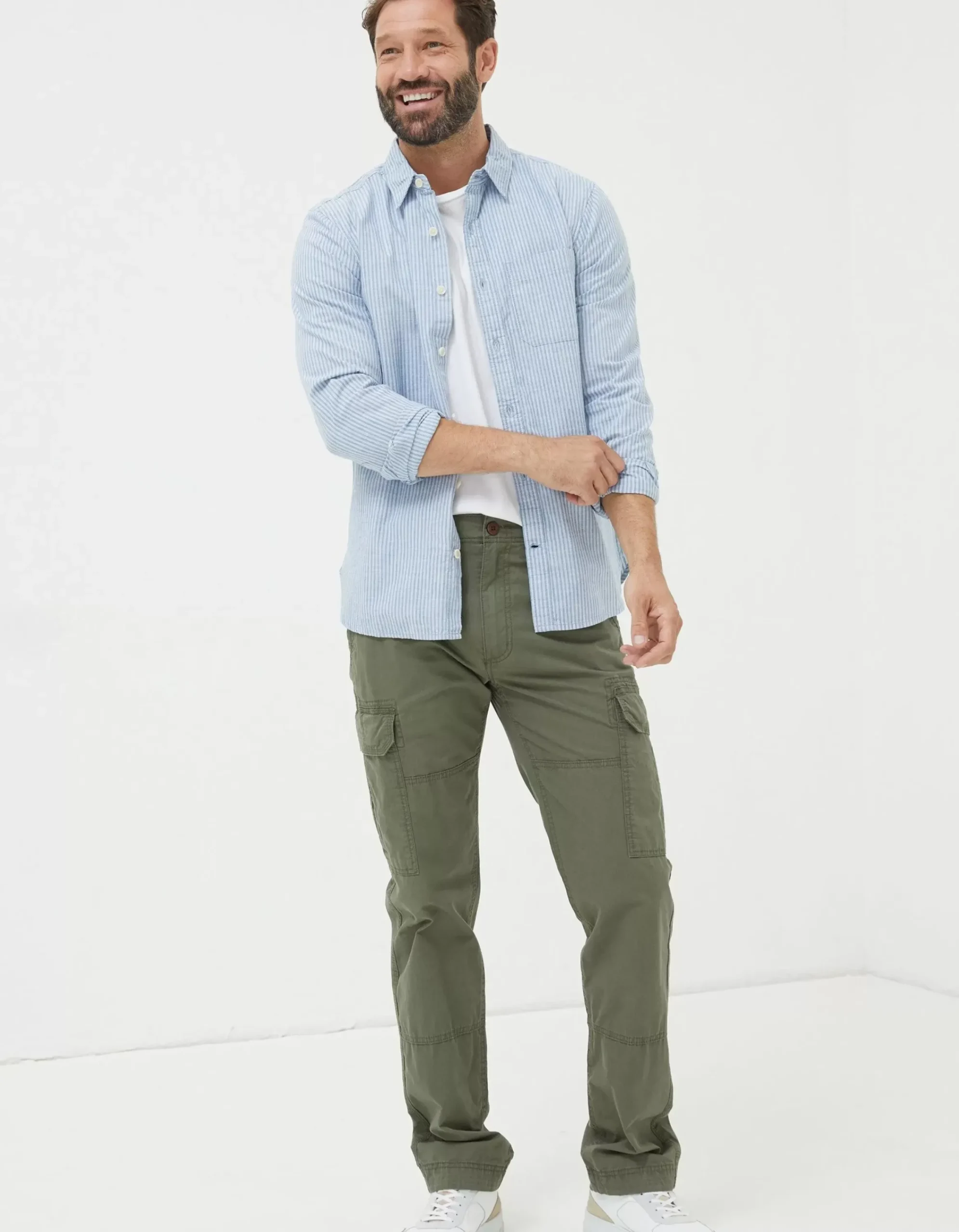 Men FatFace Trousers & Chinos|Bude Straight Cargo Trousers