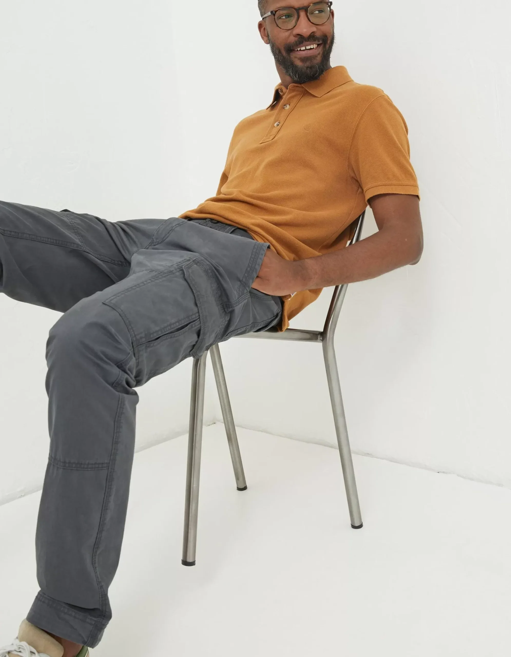 Men FatFace Trousers & Chinos|Bude Straight Cargo Trousers