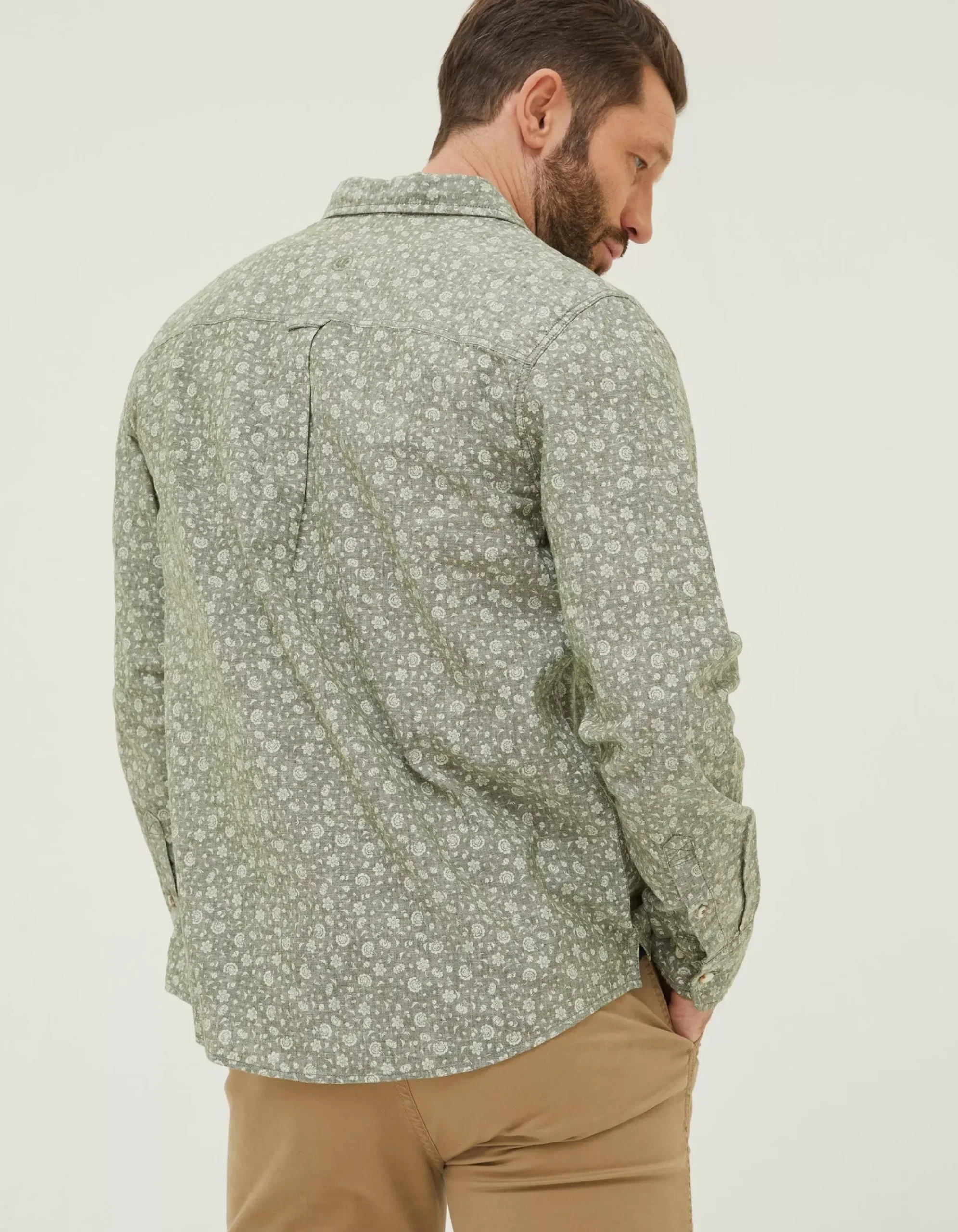 Men FatFace Shirts|Bugle Floral Print Shirt