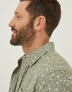 Men FatFace Shirts|Bugle Floral Print Shirt