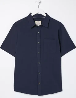 Men FatFace Shirts|Bugle Linen Cotton Shirt