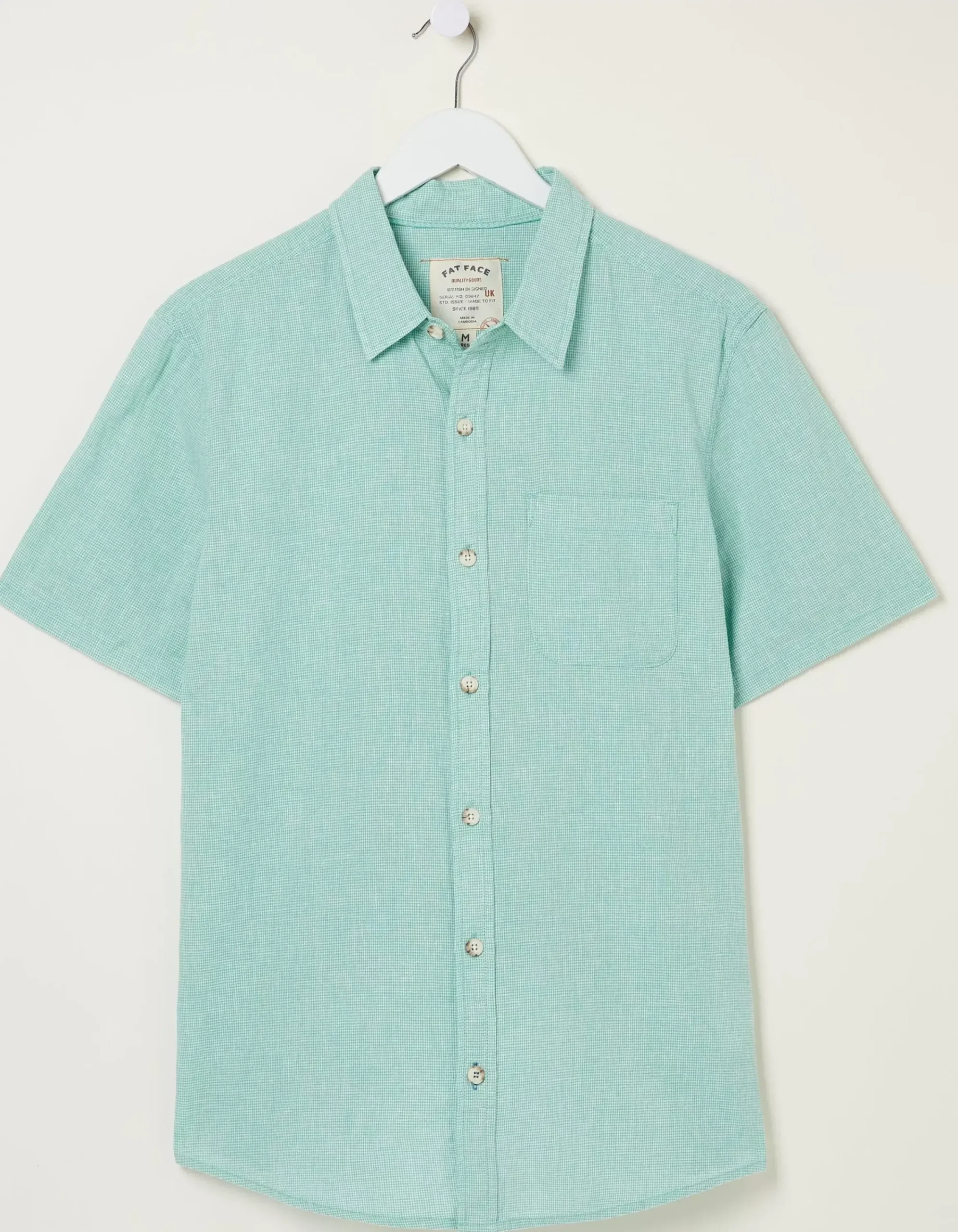 Men FatFace Shirts|Bugle Micro Check Shirt