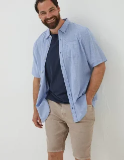 Men FatFace Shirts|Bugle Micro Check Shirt
