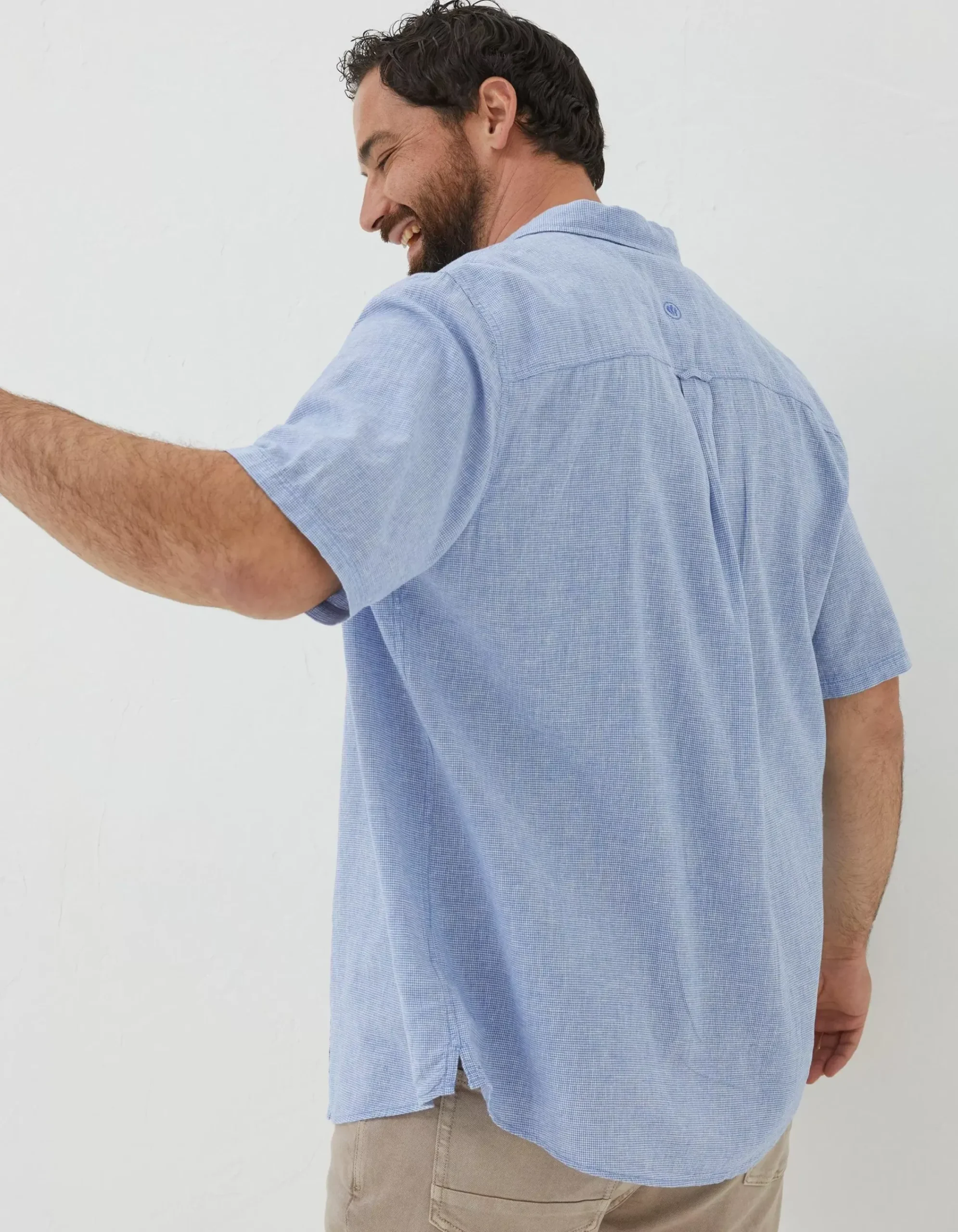 Men FatFace Shirts|Bugle Micro Check Shirt