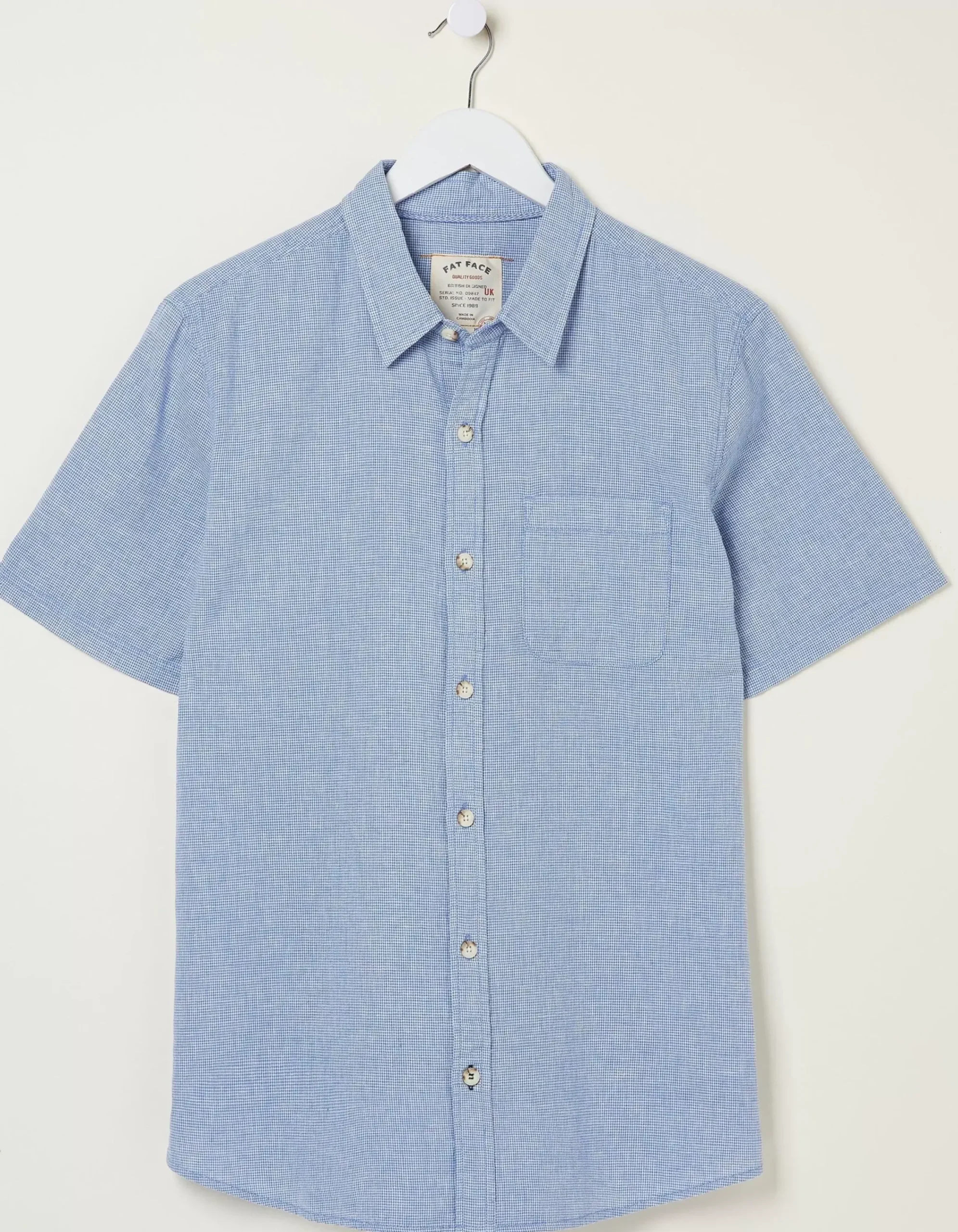 Men FatFace Shirts|Bugle Micro Check Shirt