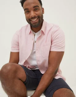 Men FatFace Shirts|Bugle Micro Stripe Shirt