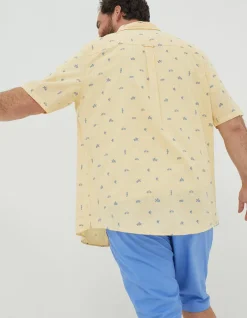 Men FatFace Shirts|Bugle Turtle Print Shirt