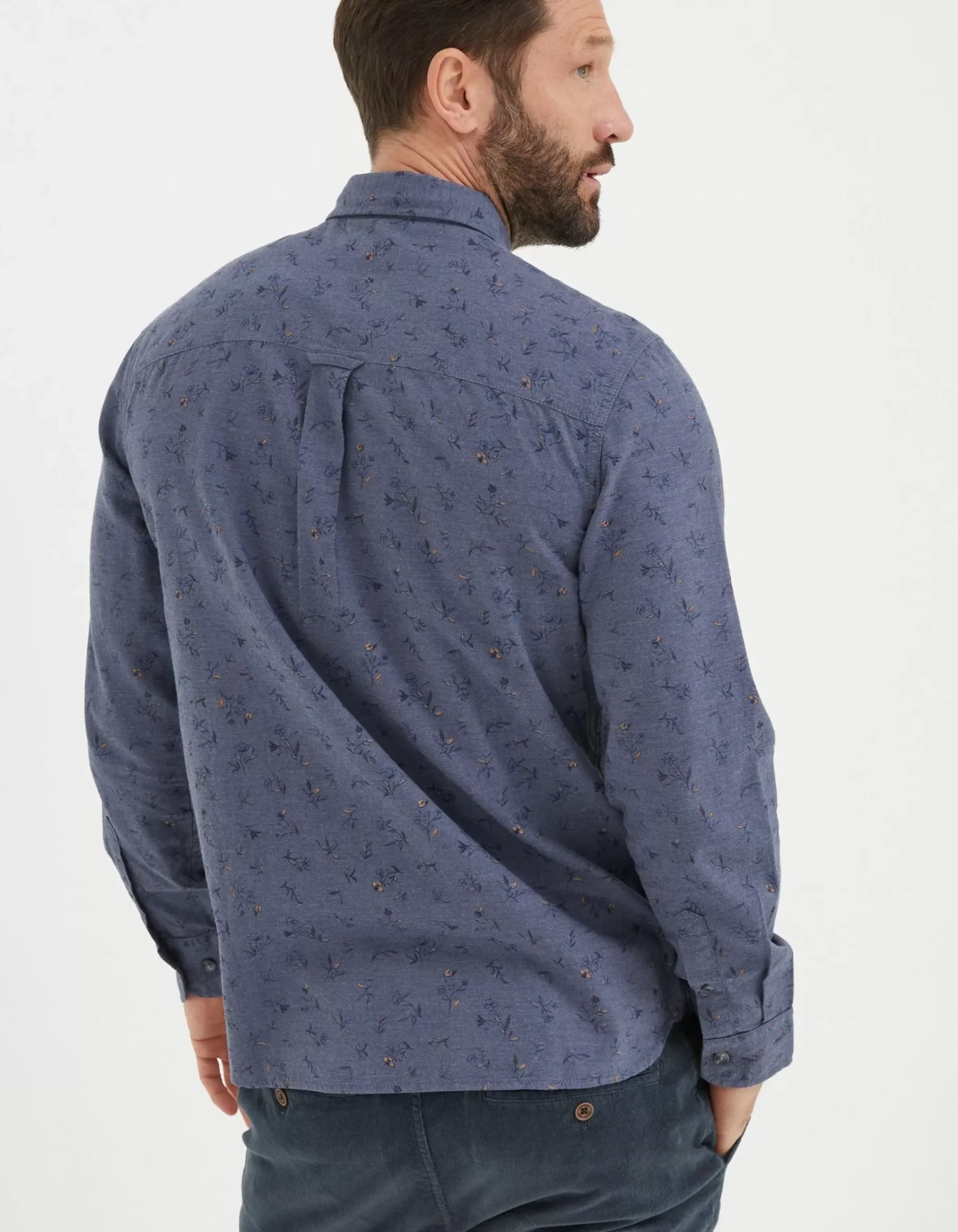 Men FatFace Shirts|Burgess Floral Print Shirt
