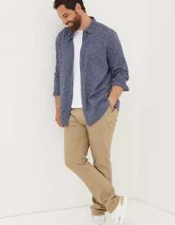 Men FatFace Shirts|Burgess Floral Print Shirt