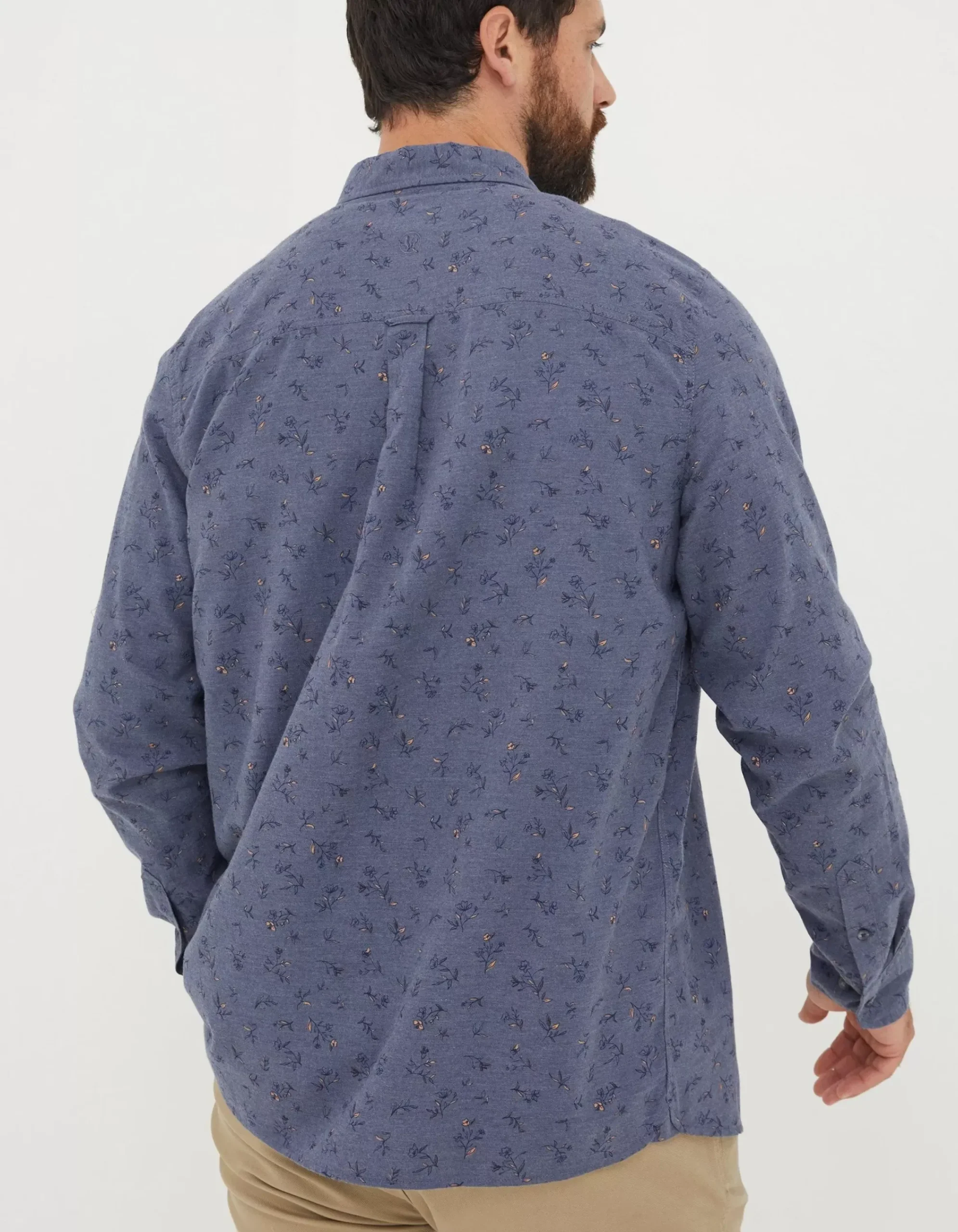 Men FatFace Shirts|Burgess Floral Print Shirt