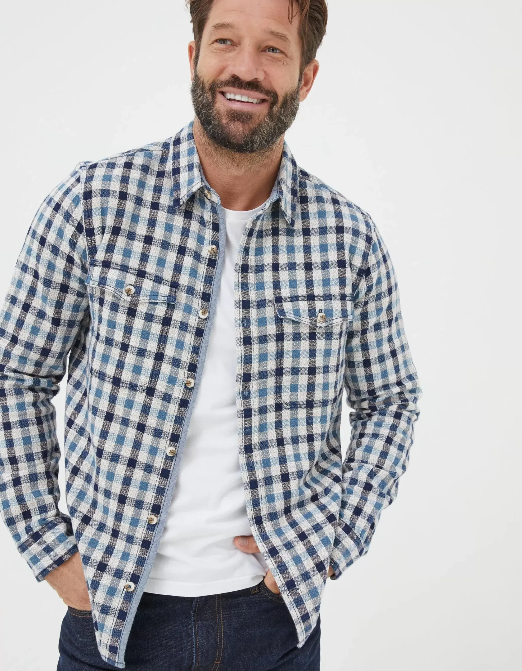 Men FatFace View All|Buxley Check Shirt