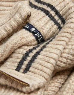 Men FatFace Knitwear|Calder Half Neck Jumper