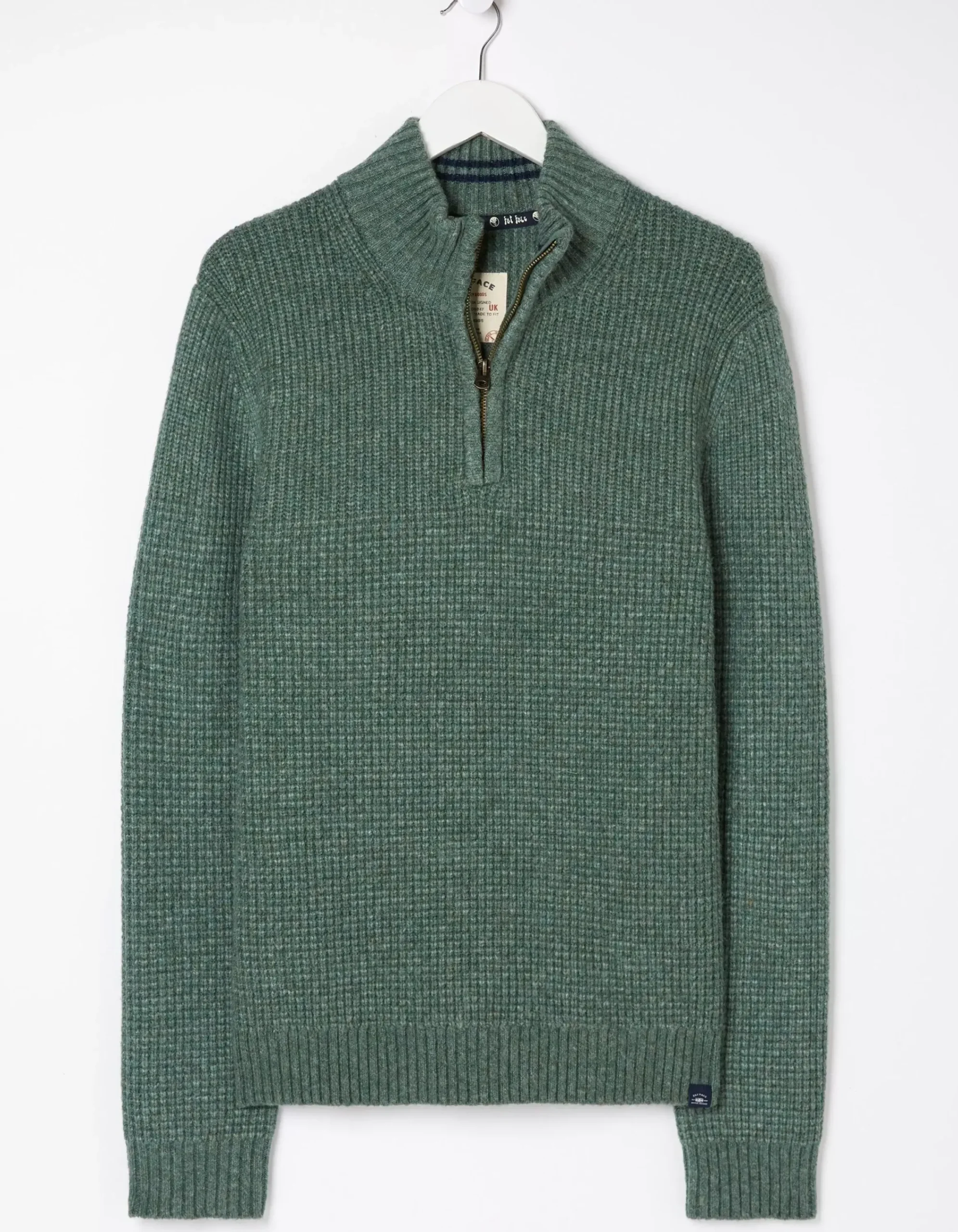 Men FatFace View All|Calder Half Neck Jumper