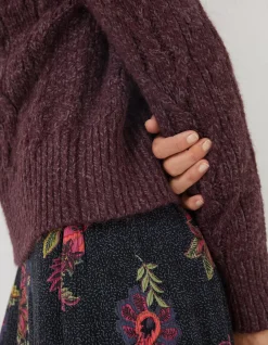 Women FatFace View All|Cali Cable Knit Jumper