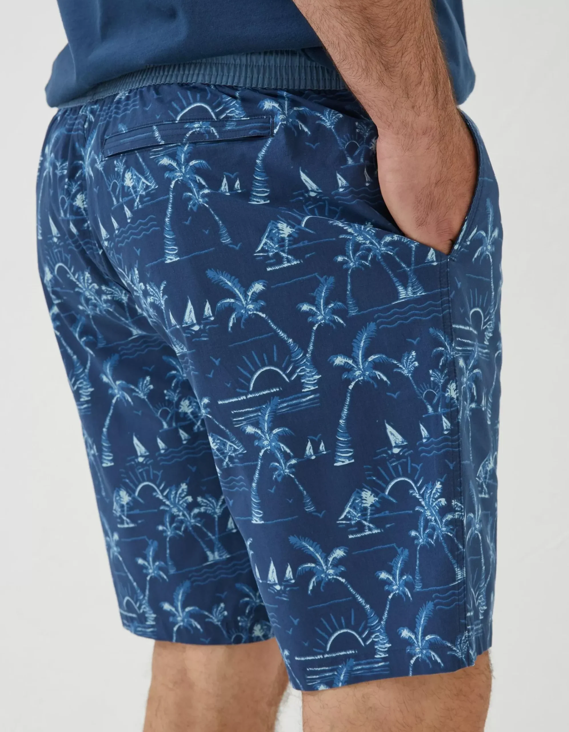 Men FatFace Swimwear|Camber Beach Print Swim Shorts