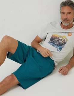 Men FatFace Swimwear|Camber Geo Print Swim Shorts