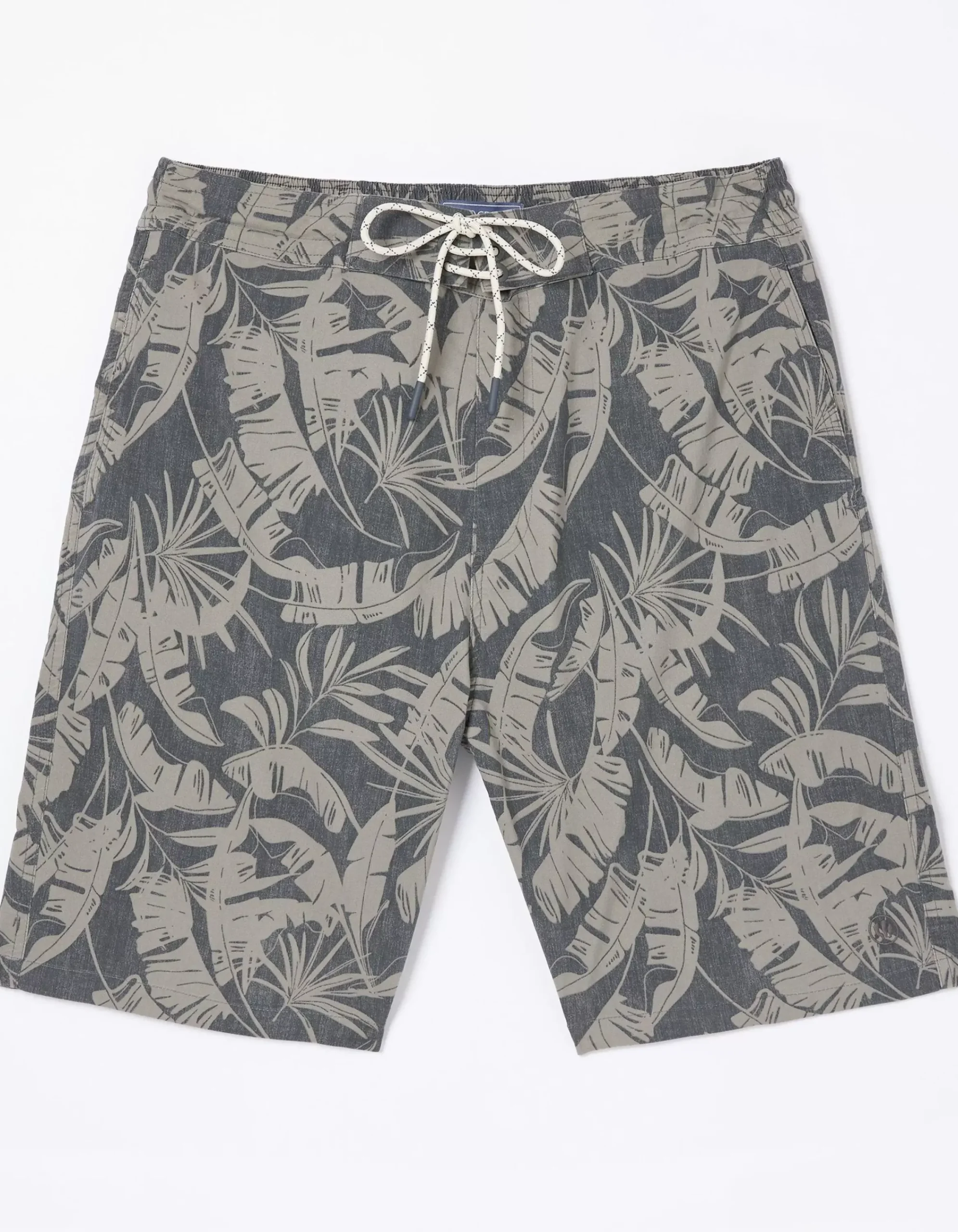 Men FatFace Swimwear|Camber Leaf Print Swim Shorts