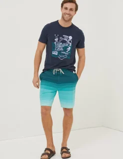 Men FatFace Swimwear|Camber Ombre Swim Shorts