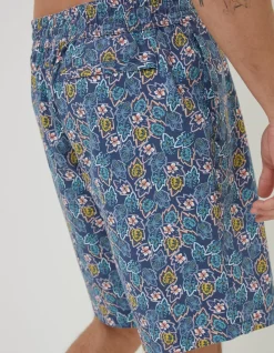 Men FatFace Swimwear|Camber Pineapple Swim Shorts