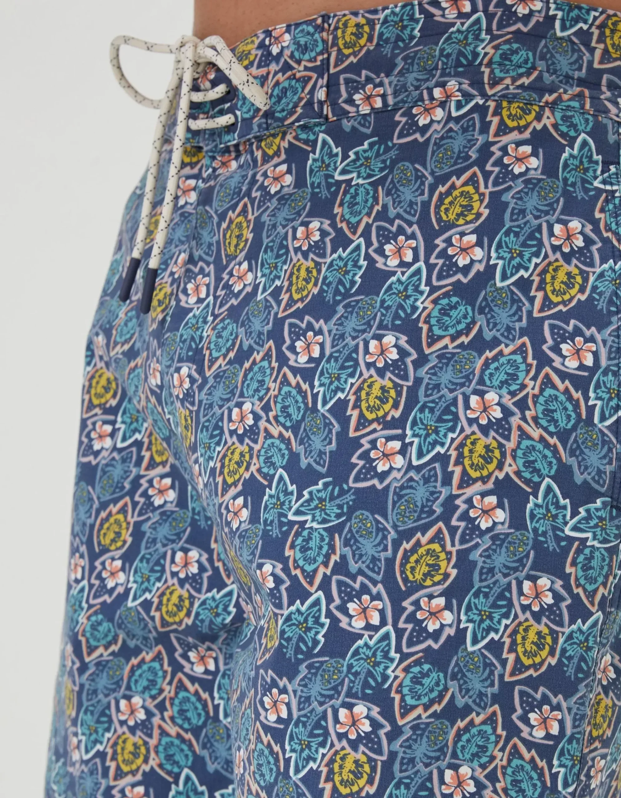 Men FatFace Swimwear|Camber Pineapple Swim Shorts