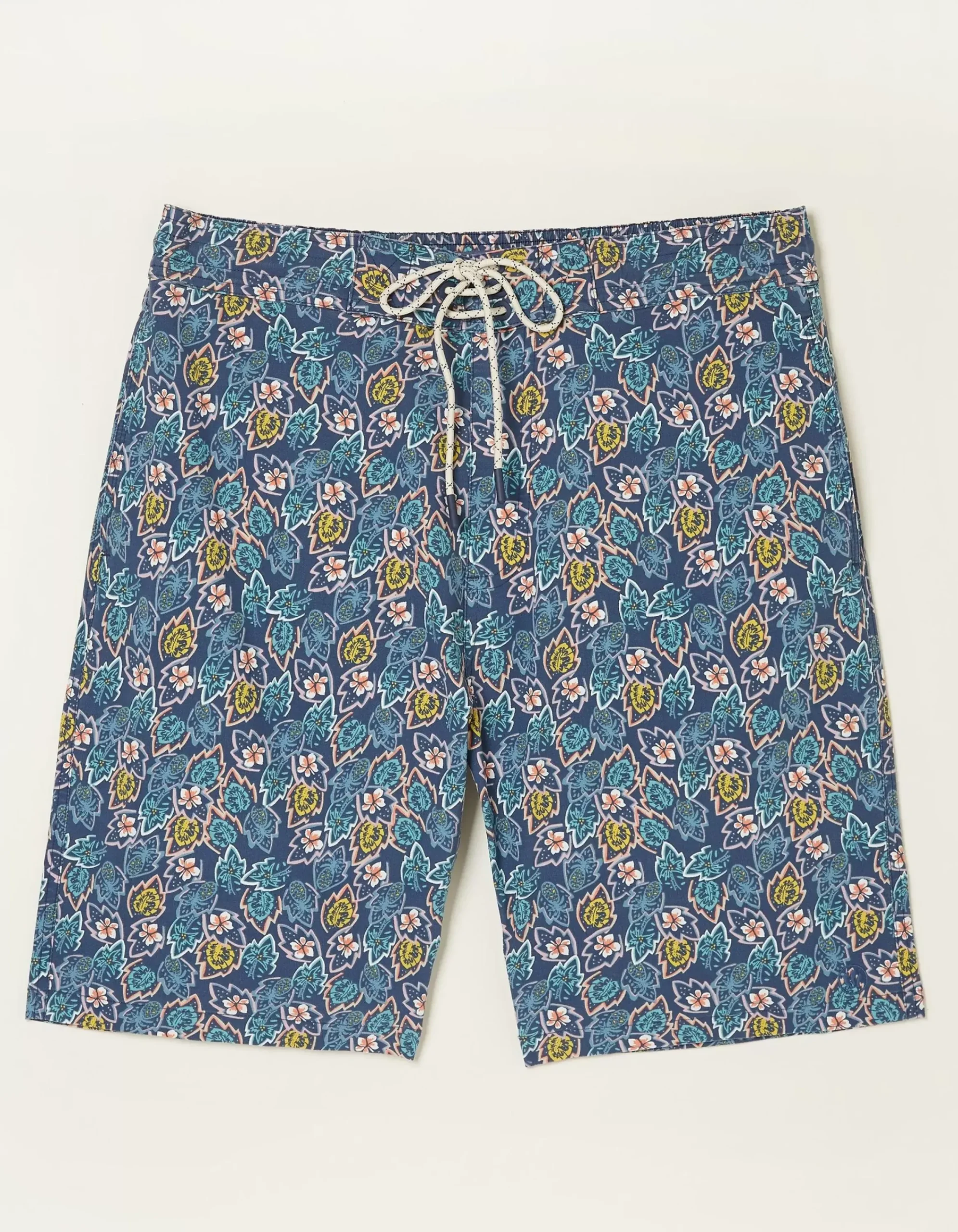 Men FatFace Swimwear|Camber Pineapple Swim Shorts