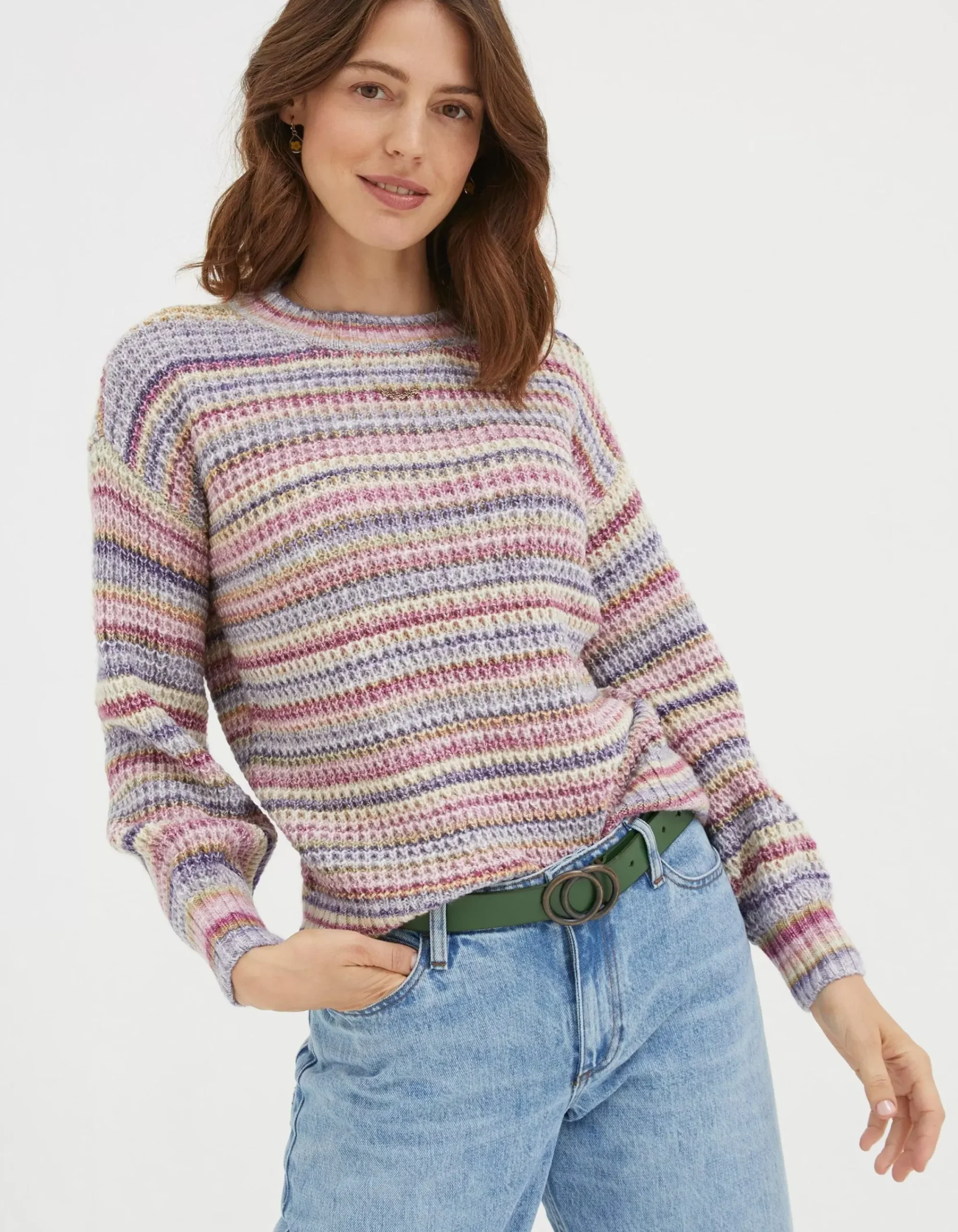 Women FatFace View All|Camille Stripe Jumper