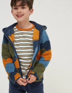 Boys FatFace View All|Camo Fleece Zip Up Hoodie