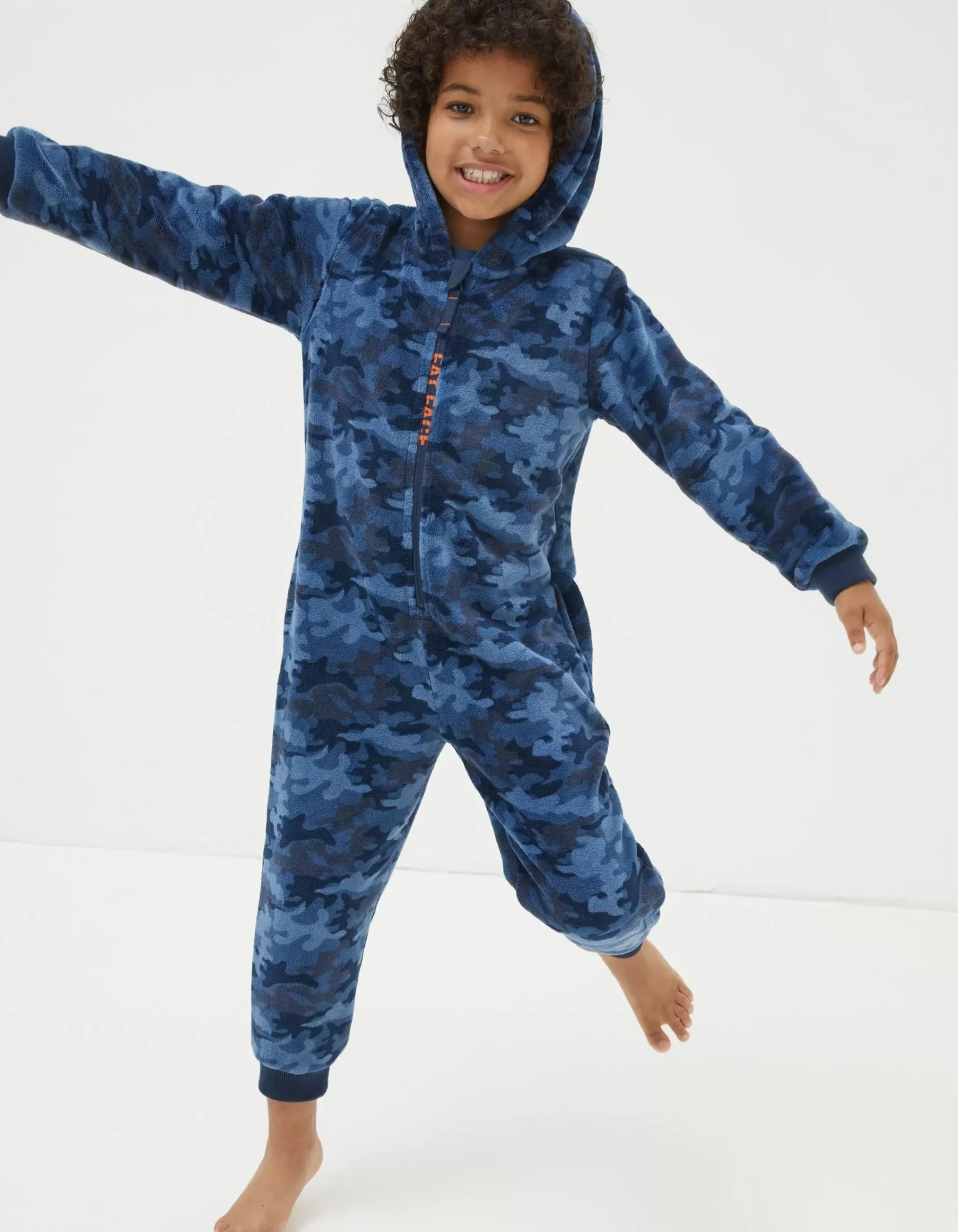 Boys FatFace Nightwear & Loungewear|Camo Onesie
