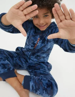 Boys FatFace Nightwear & Loungewear|Camo Onesie
