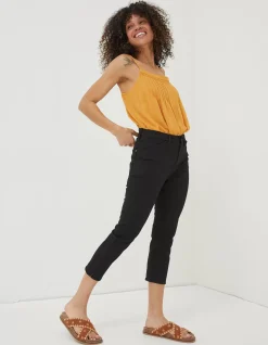 Women FatFace Jeans & Dungarees|Capri Sway Colour Jeans