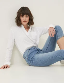 Women FatFace Jeans & Dungarees|Capri Sway Slim Jeans