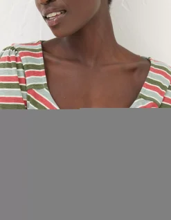 Women FatFace View All|Carly Stripe Top