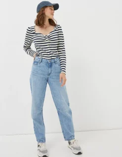 Women FatFace Tops & T-Shirts|Carly Stripe Top