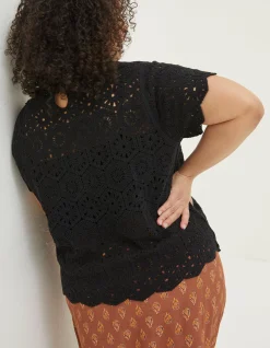 Women FatFace Knitwear|Carrie Crochet Top