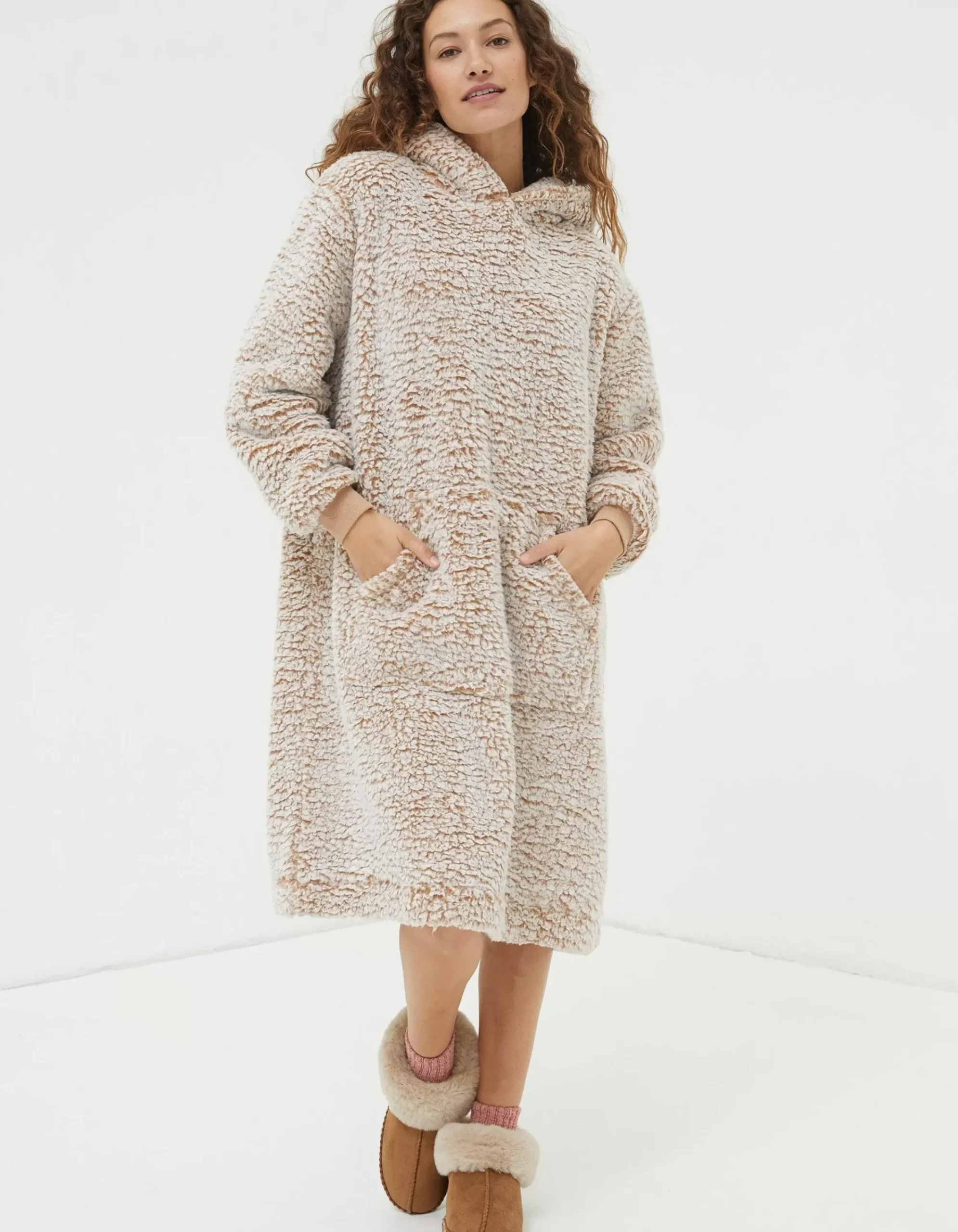 Women FatFace View All|Carrie Fluffy Snuggle Hoodie
